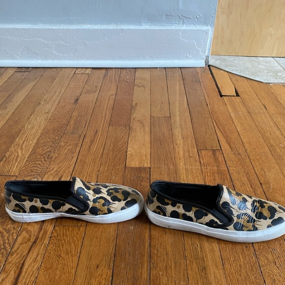 COACH Chrissy Wild Beast Leopard Print Slip On Sneakers Size 6.5 - Picture 6 of 10